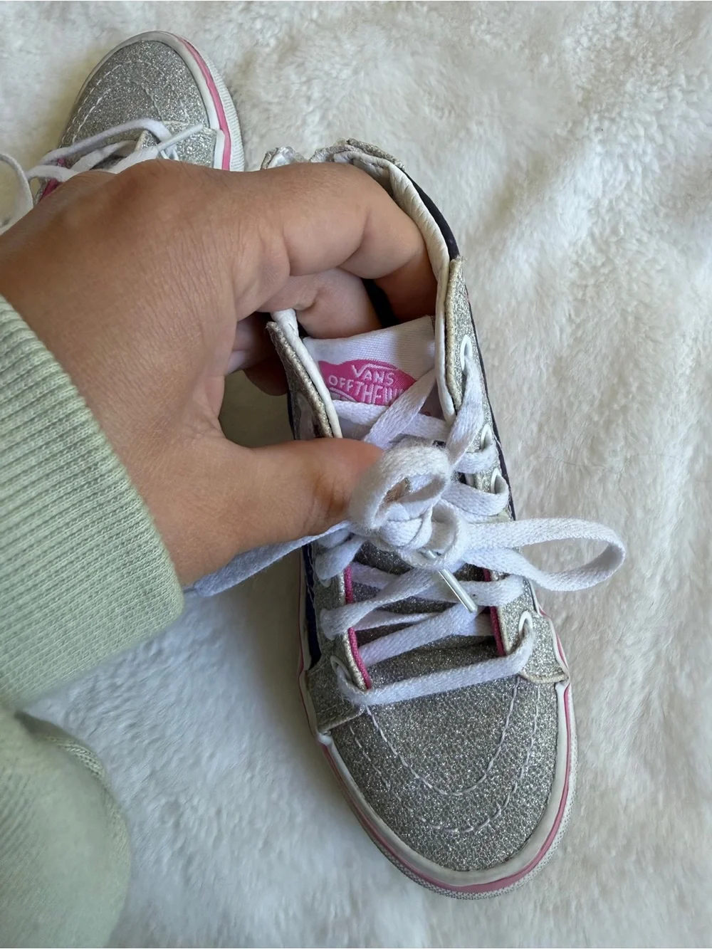 Vans Unicorn Sparkle High Top Sneakers Size 11c
